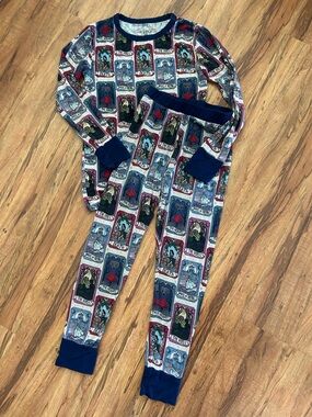 The Twisted Lily Tarot Card Bamboo Long Sleeve Pajamas Kids Size 5/6